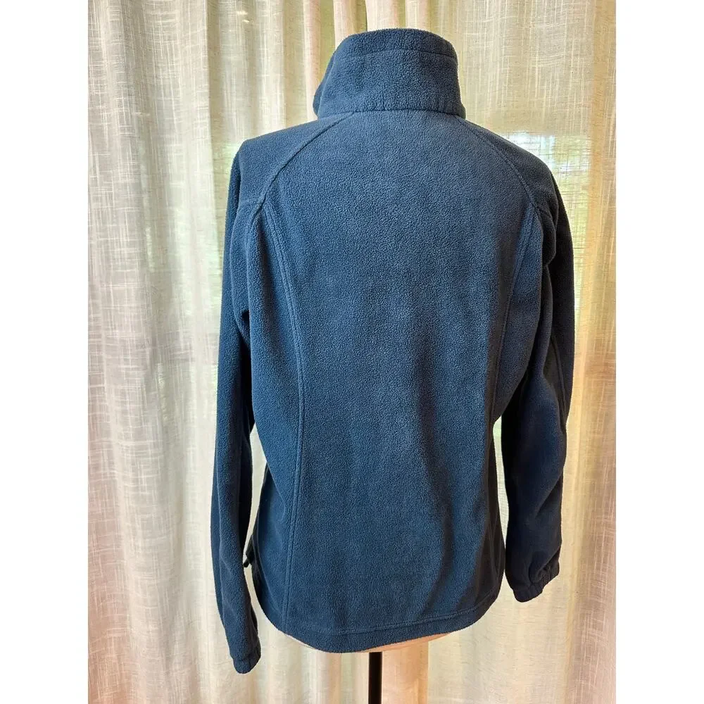 Columbia Womens Large Blue/green Full Zip Fleece